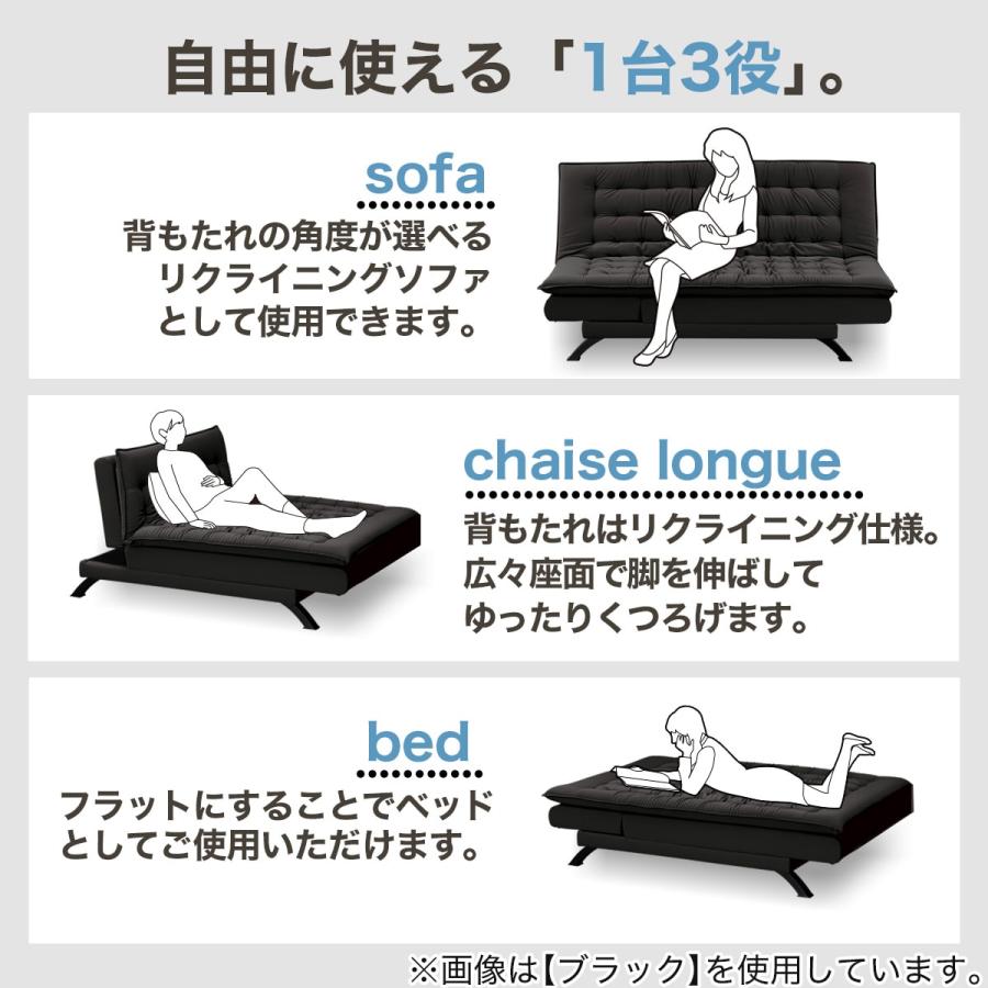 ニトリ 傷・汚れに強い合成皮革 3人掛けソファベッド(Nシールド ニトリ 傷・汚れに強い合成皮革 3人掛けソファベッド(Nシールド