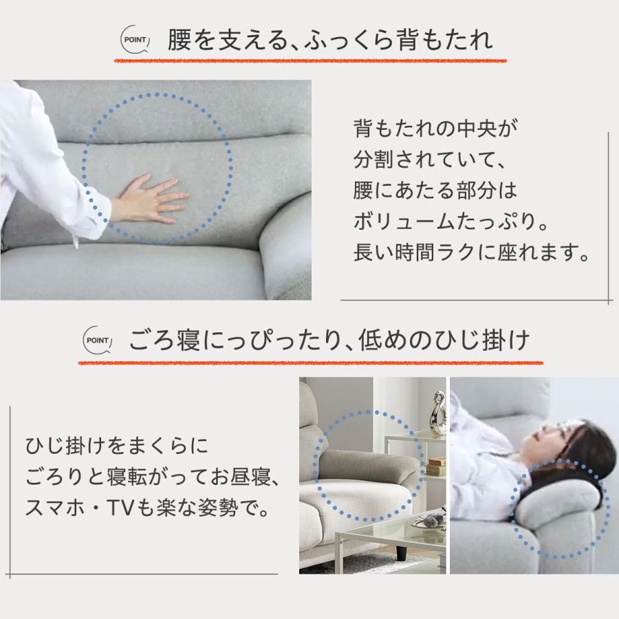 ニトリ 3人掛け布張りソファ(MK02 KD NV) : ニトリ Yahoo!店