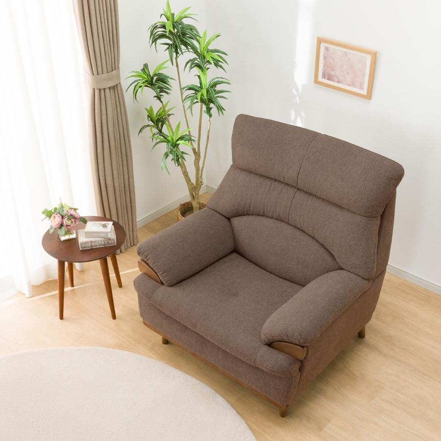 ニトリ 布張り1人掛けソファ(PD02-2 DBR) : ニトリ Yahoo!店