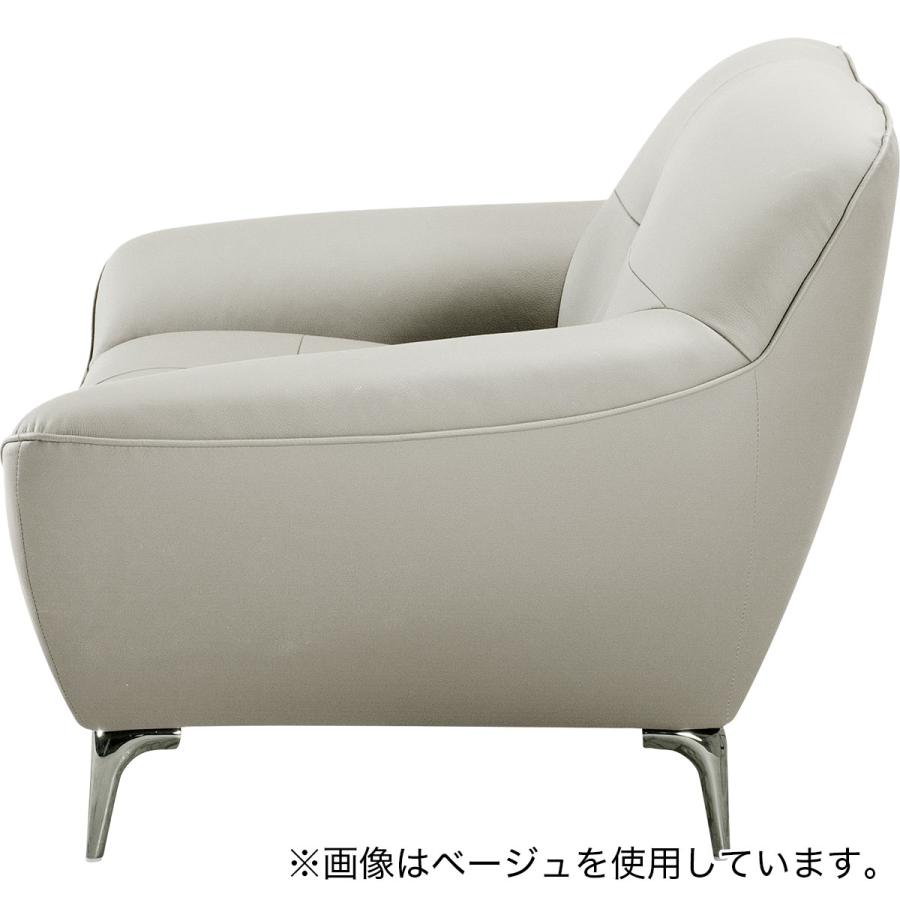 ニトリ（NITORI） 1人掛けソファ 本革(一部合成皮革)タイプ (MB11 DRO