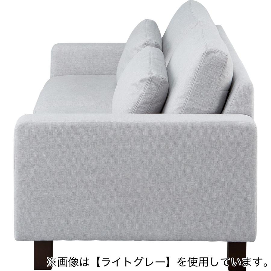 ニトリ 3人掛け布張りソファ(BS17 AQ MGY) : ニトリ Yahoo!店