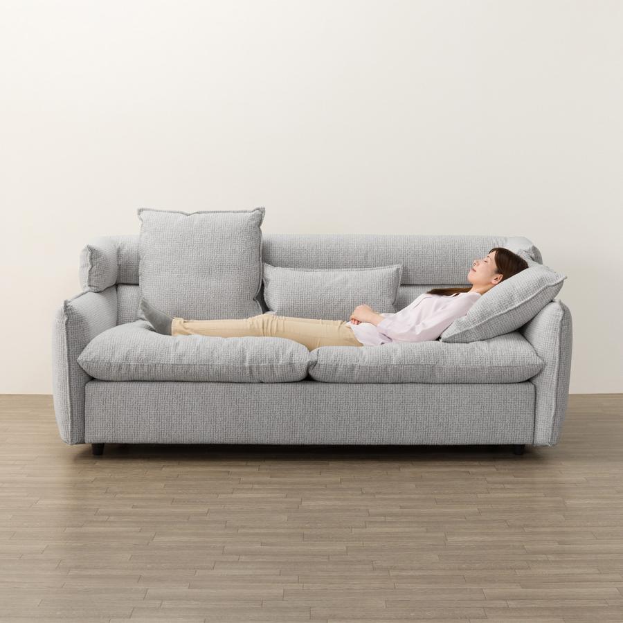 ニトリ（NITORI） 3人掛けソファ(ソフティーナ2KD GY) : ニトリ Yahoo