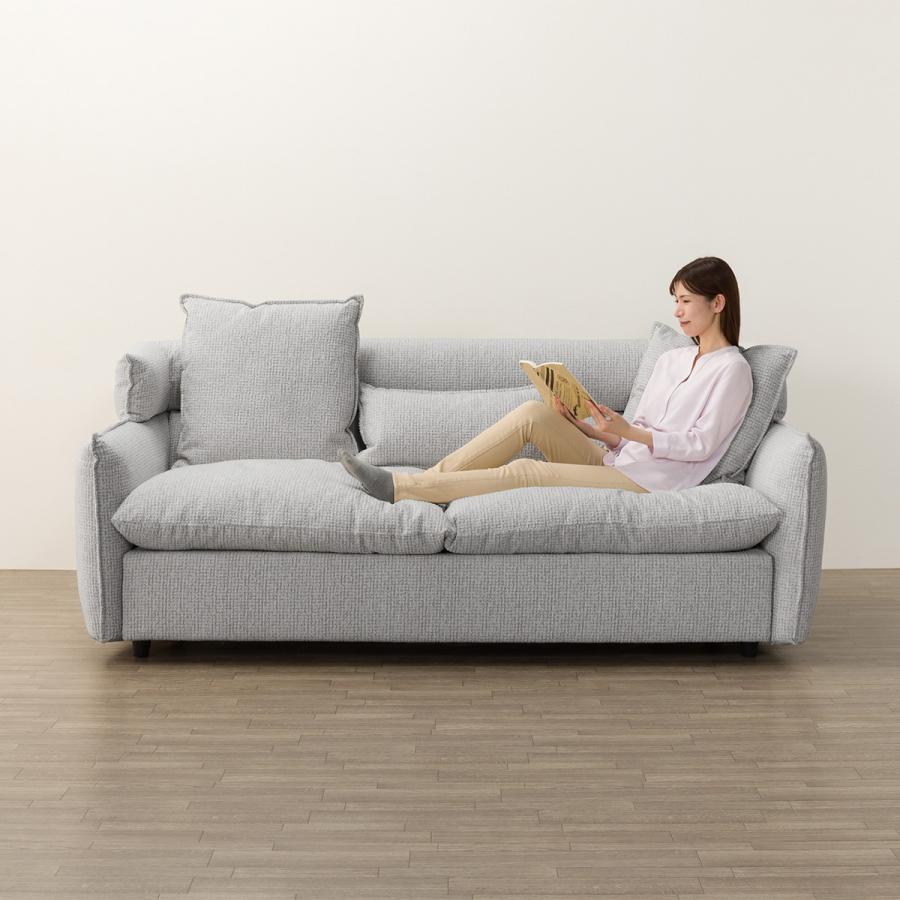 ニトリ（NITORI） 3人掛けソファ(ソフティーナ2KD GY) : ニトリ Yahoo