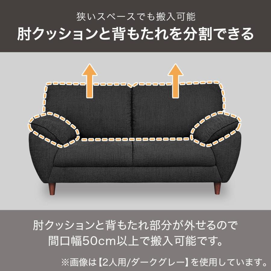 ニトリ（NITORI） 3人掛け布張りソファ(SL02 BE) : ニトリ Yahoo!店 