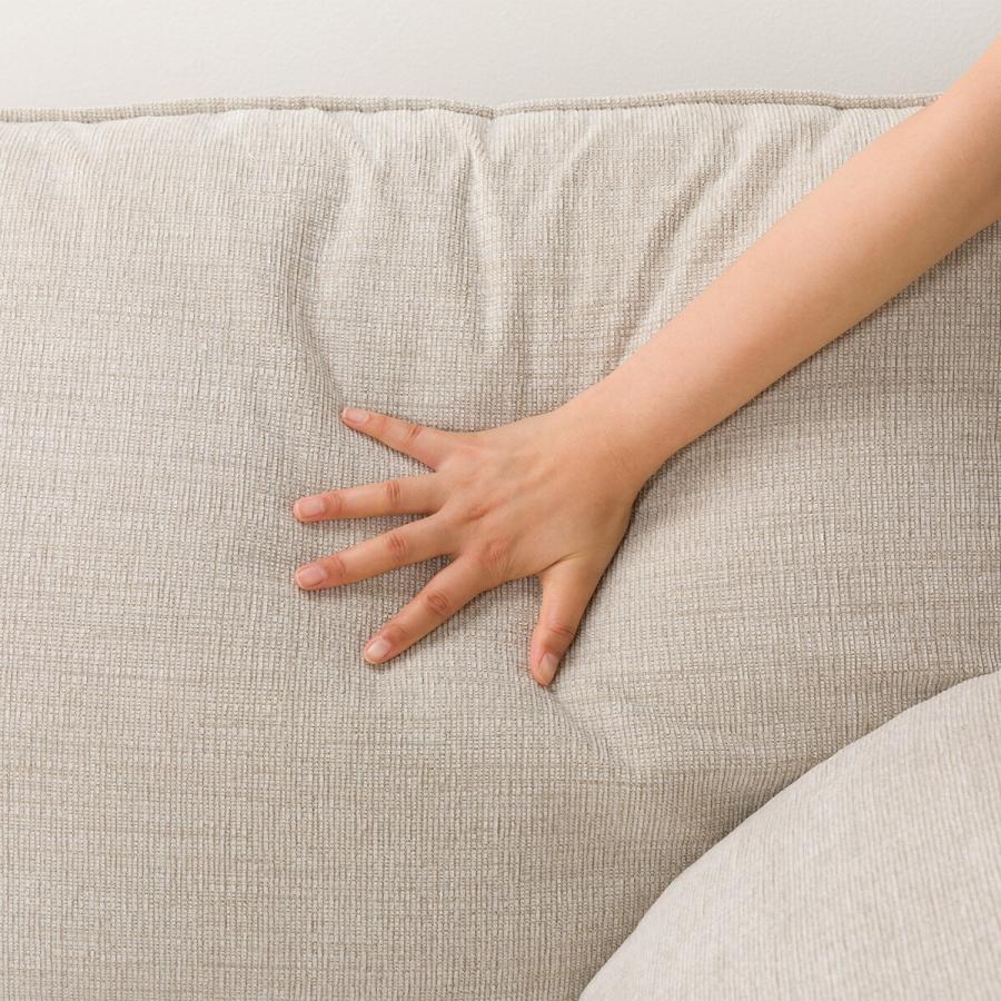 ニトリ（NITORI） 2人掛け布張りソファ(SL02 BE) ニトリ期間限定：4/6