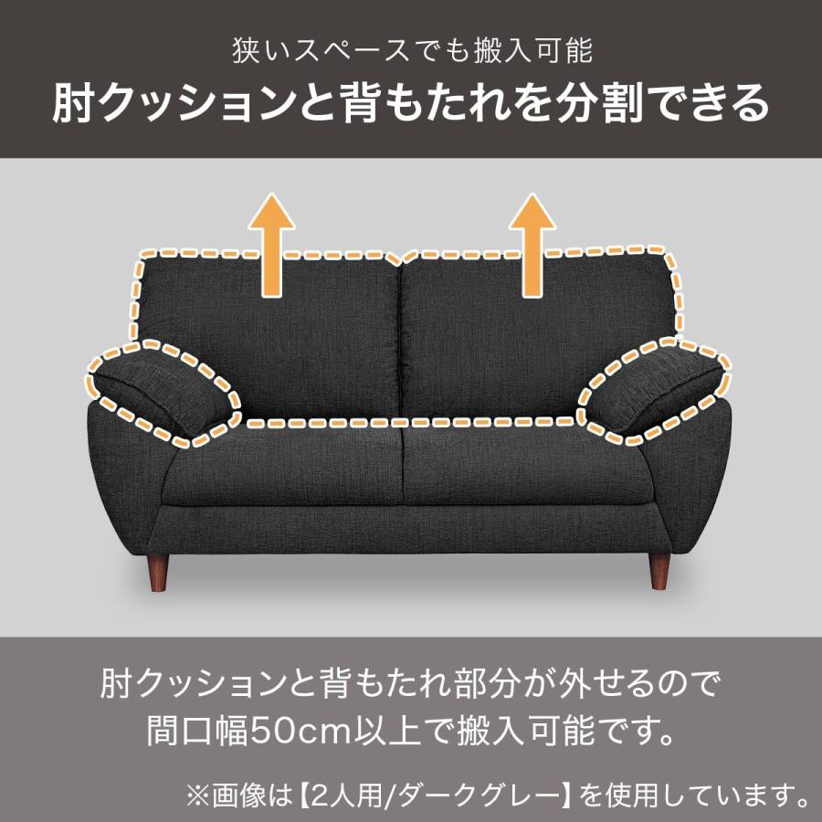 ニトリ（NITORI） 2人掛け布張りソファ(SL02 BE) : ニトリ Yahoo!店