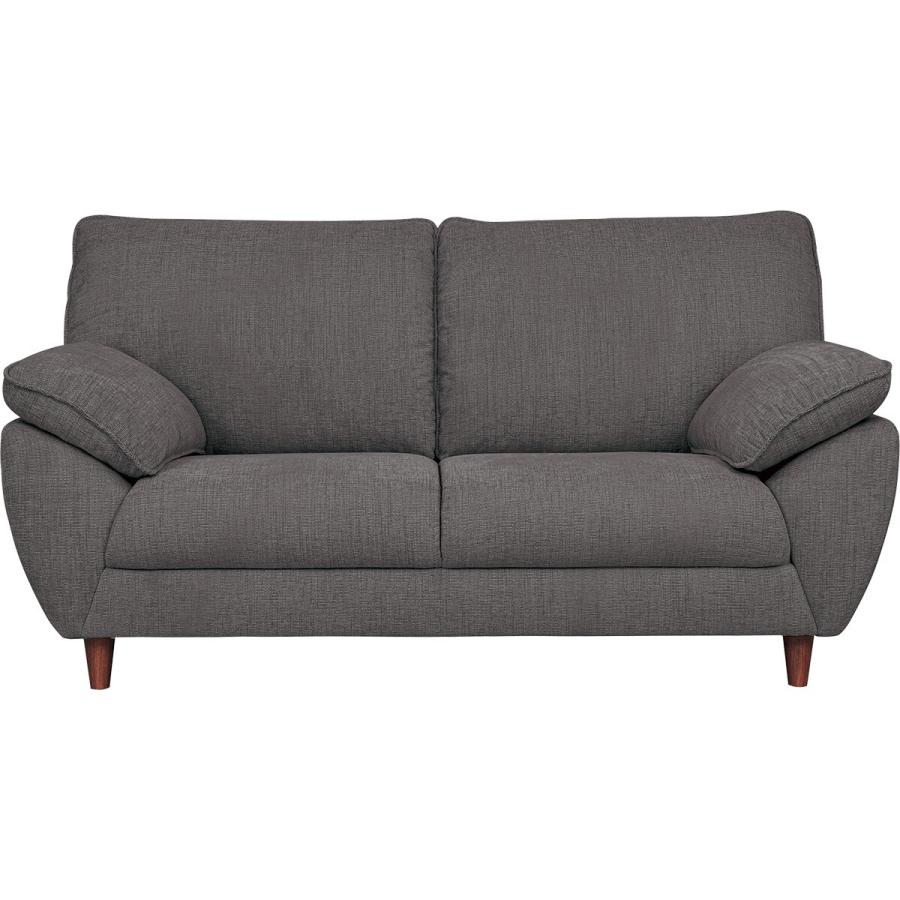 ニトリ（NITORI） 2人掛け布張りソファ(SL02 DGY) ニトリ期間限定：4/6