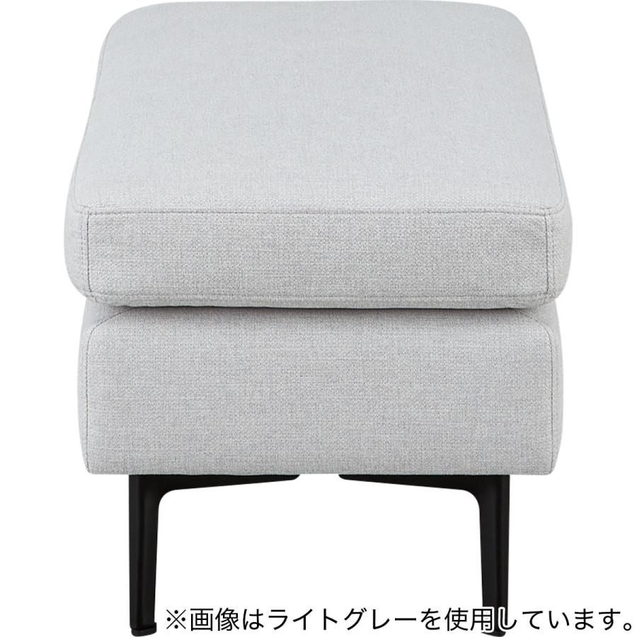 傷・汚れに強い 広い座面のゆったり ハーフスツール 布張りタイプ