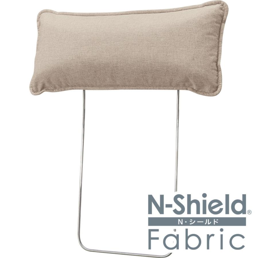 N-Shield ライトグレー　ヘッドレスト2本セット MS01シリーズ MS01専用 傷・汚れに強い 広い座面のゆったりソファ ヘッドレスト 布