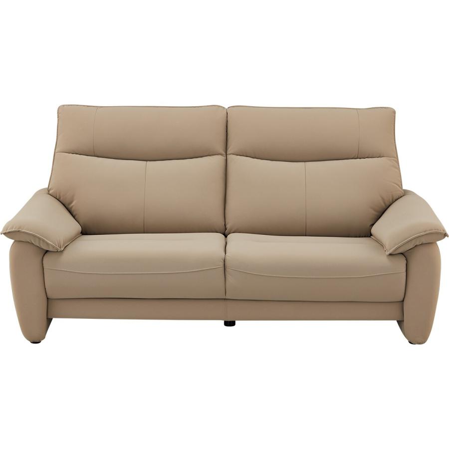 ニトリ（NITORI） 傷・汚れに強い合成皮革 3人掛けソファ(DL01 N