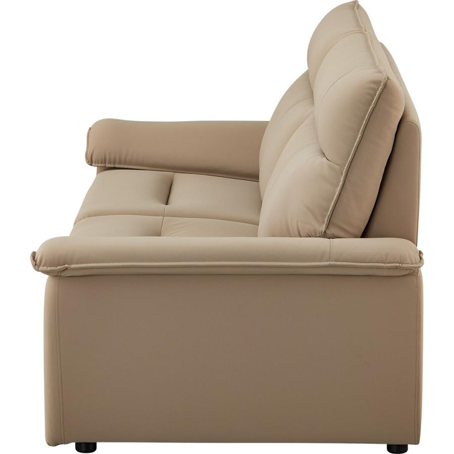 ニトリ（NITORI） 傷・汚れに強い合成皮革 3人掛けソファ(DL01 N