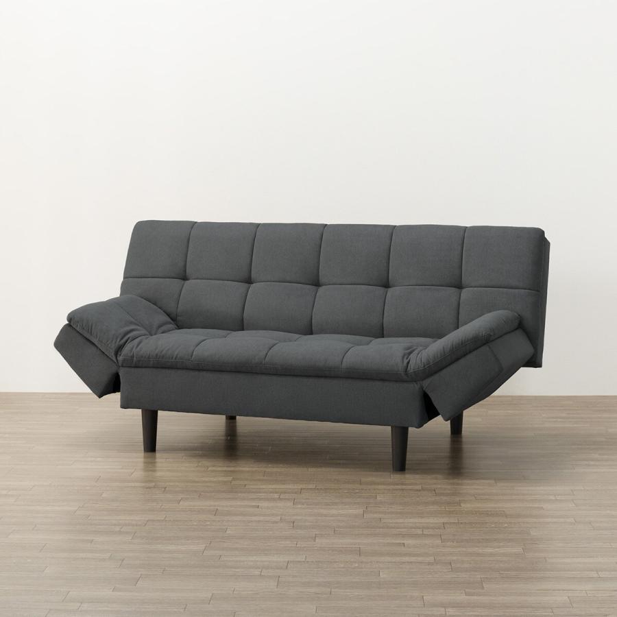 ニトリ（NITORI） ソファベッド 布張りタイプ(BD03 DGY) : ニトリ