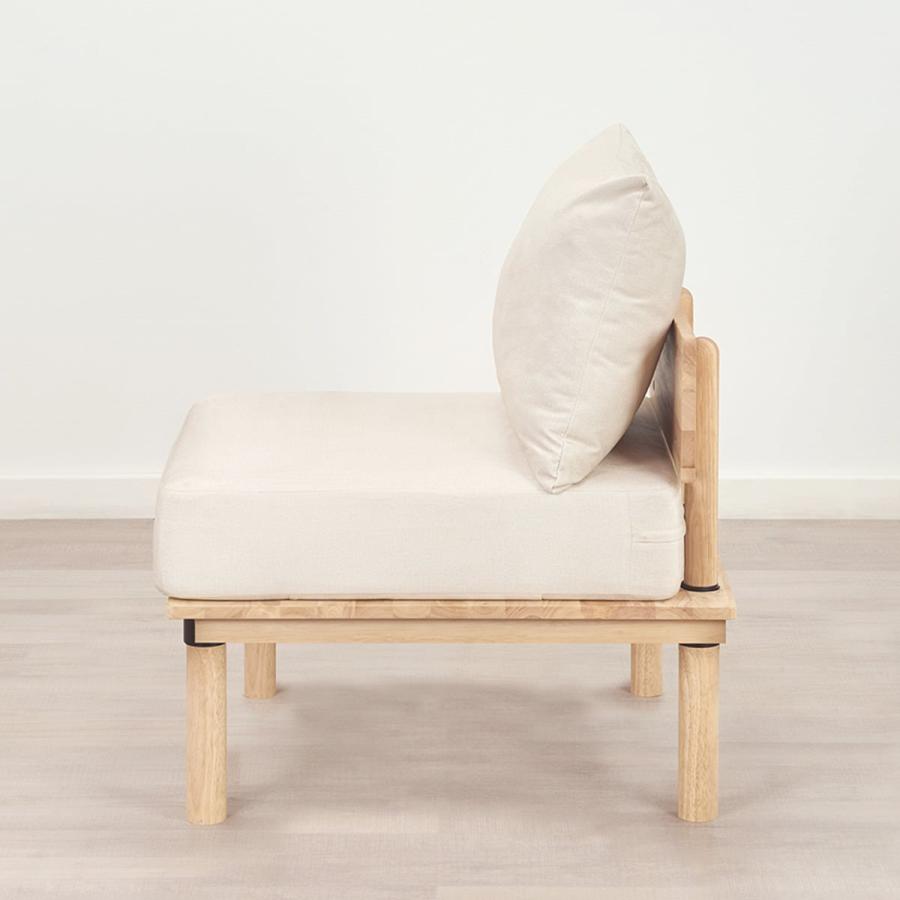 ニトリ（NITORI） 【NATURAL SIGNATURE】天然木1Pソファ : ニトリ