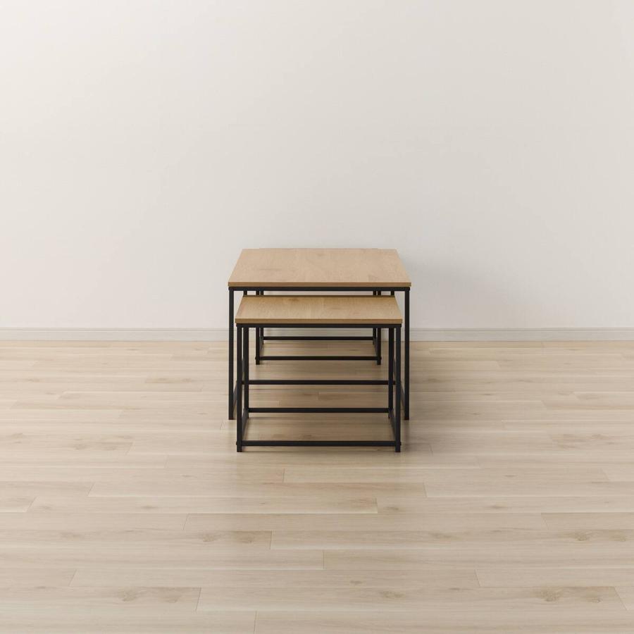 ニトリ（NITORI） センターテーブルセット(KP501 LBR/BK) : ニトリ