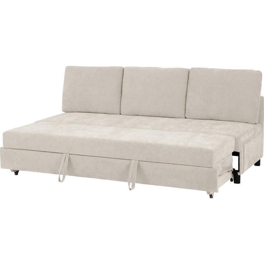 ニトリ（NITORI） 3人掛け布張りソファベッド(ノアーク3 MO) ニトリ