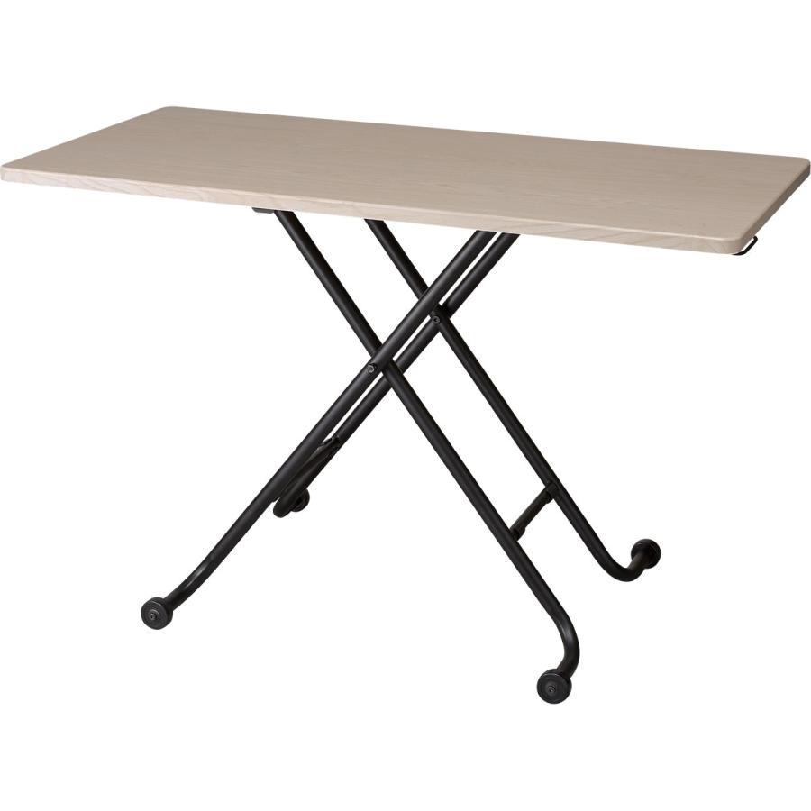 ニトリ（NITORI） 昇降センターテーブル(ライザN GW/BK) : ニトリ