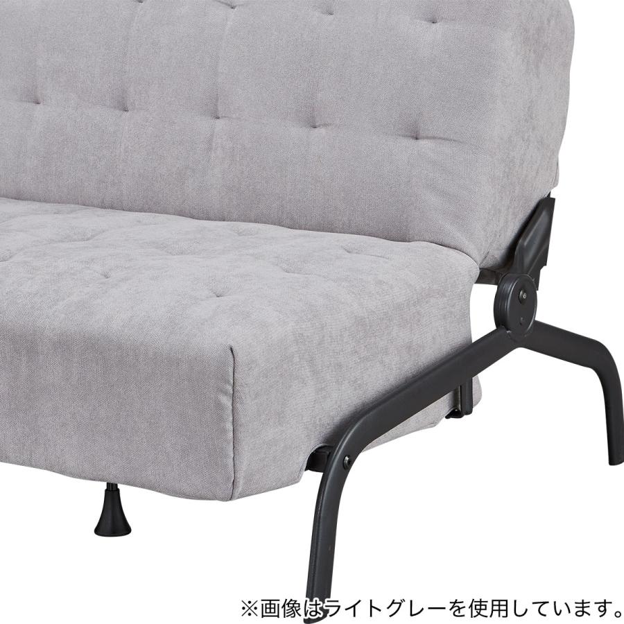 ニトリ　布張りソファベッド ニトリ（NITORI） ソファベッド 布張りタイプ (モチファ MZ02 肘なし