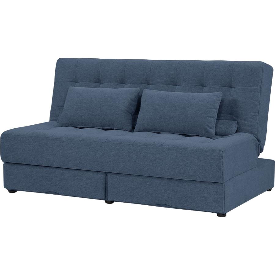 ニトリ（NITORI） 2人掛けソファベッド 布張りタイプ(DJ14 ポルスタ