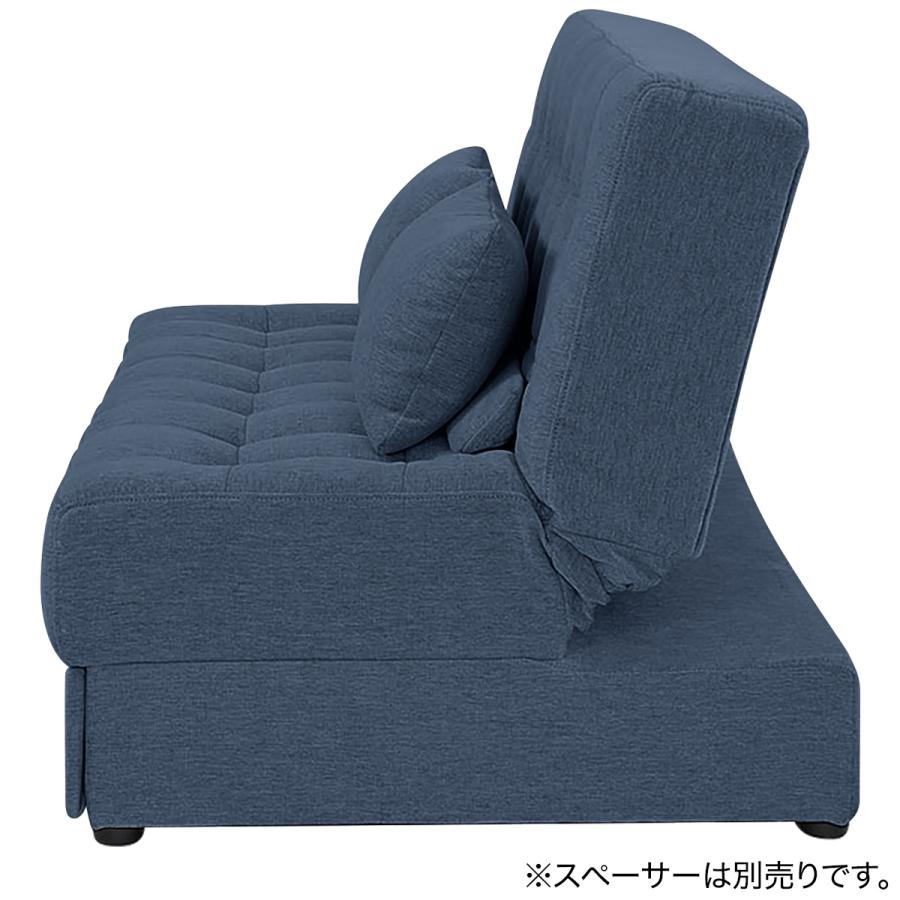 ニトリ（NITORI） 2人掛けソファベッド ボルスター付き 布張りタイプ