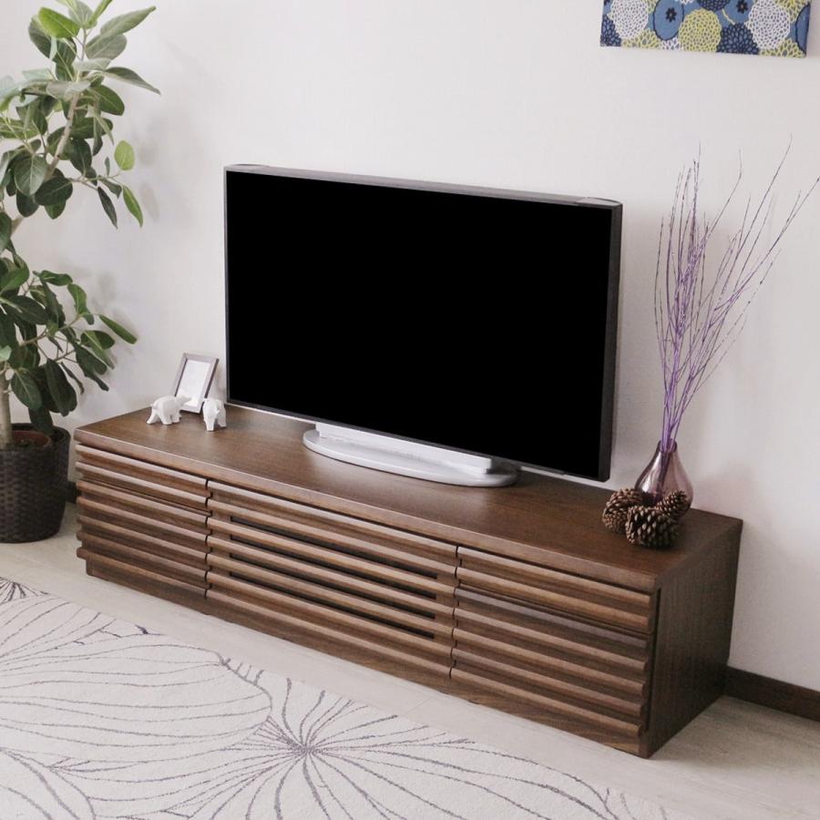 ニトリ（NITORI） 天然木工芸突板ルーバーテレビ台（160 WAL） テレビ