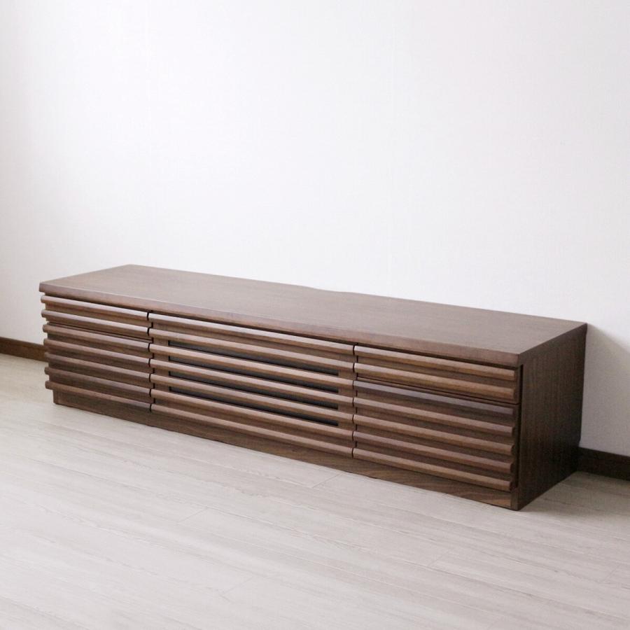 ニトリ（NITORI） 天然木工芸突板ルーバーテレビ台（160 WAL） テレビ