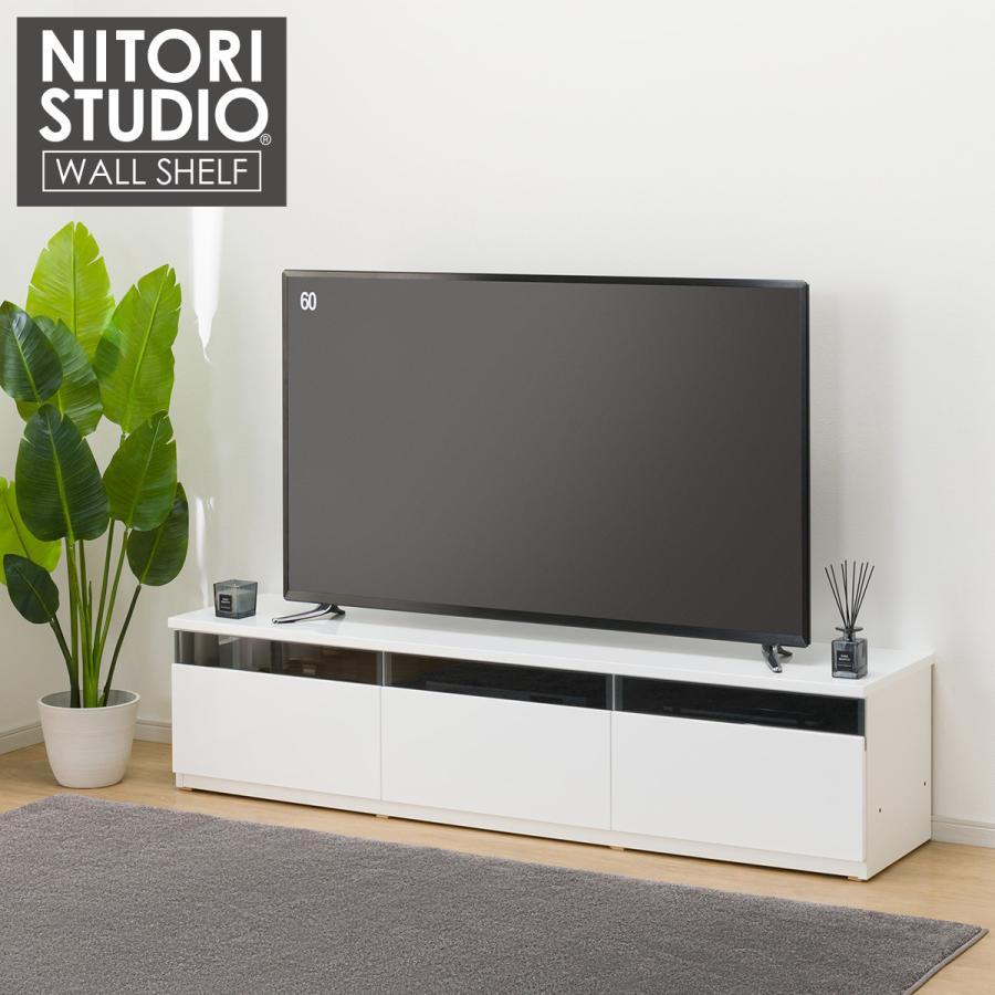 ニトリ　テレビ台　ローボード　ホワイト　白　180cm UF01 ニトリ テレビ台 ローボード ホワイト 白 180cm UF01 ニトリ
