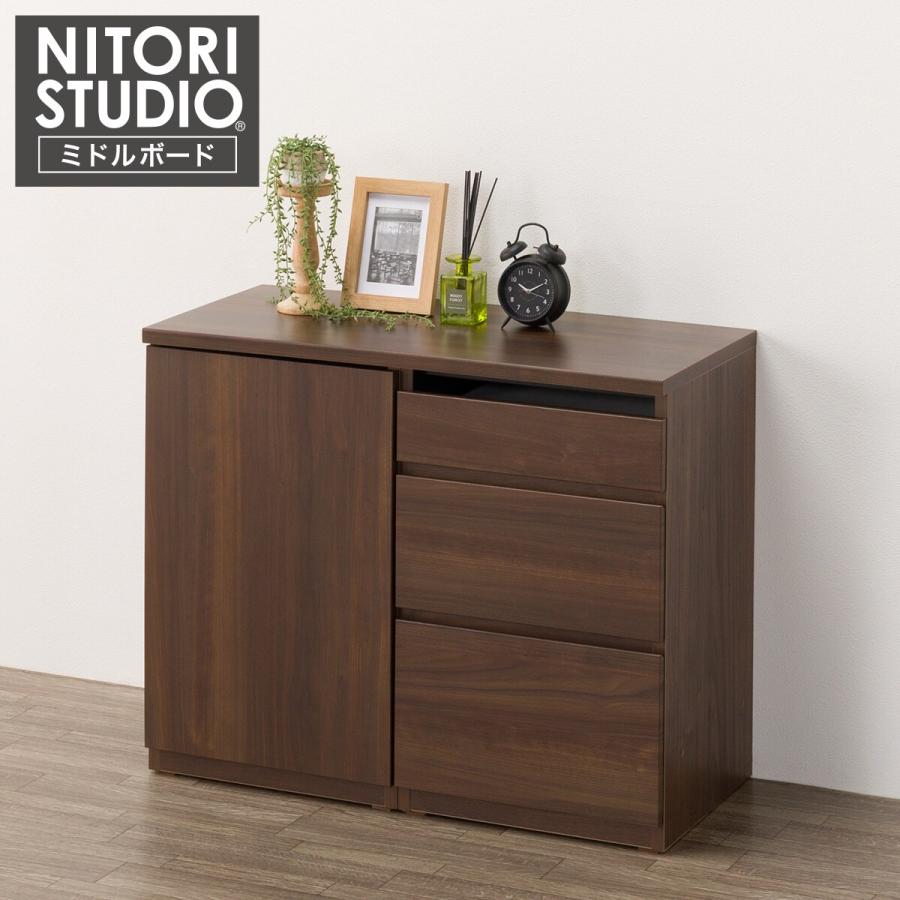 ニトリ（NITORI） キャビネットセット(UF01 90 ドアキャビネットL45下