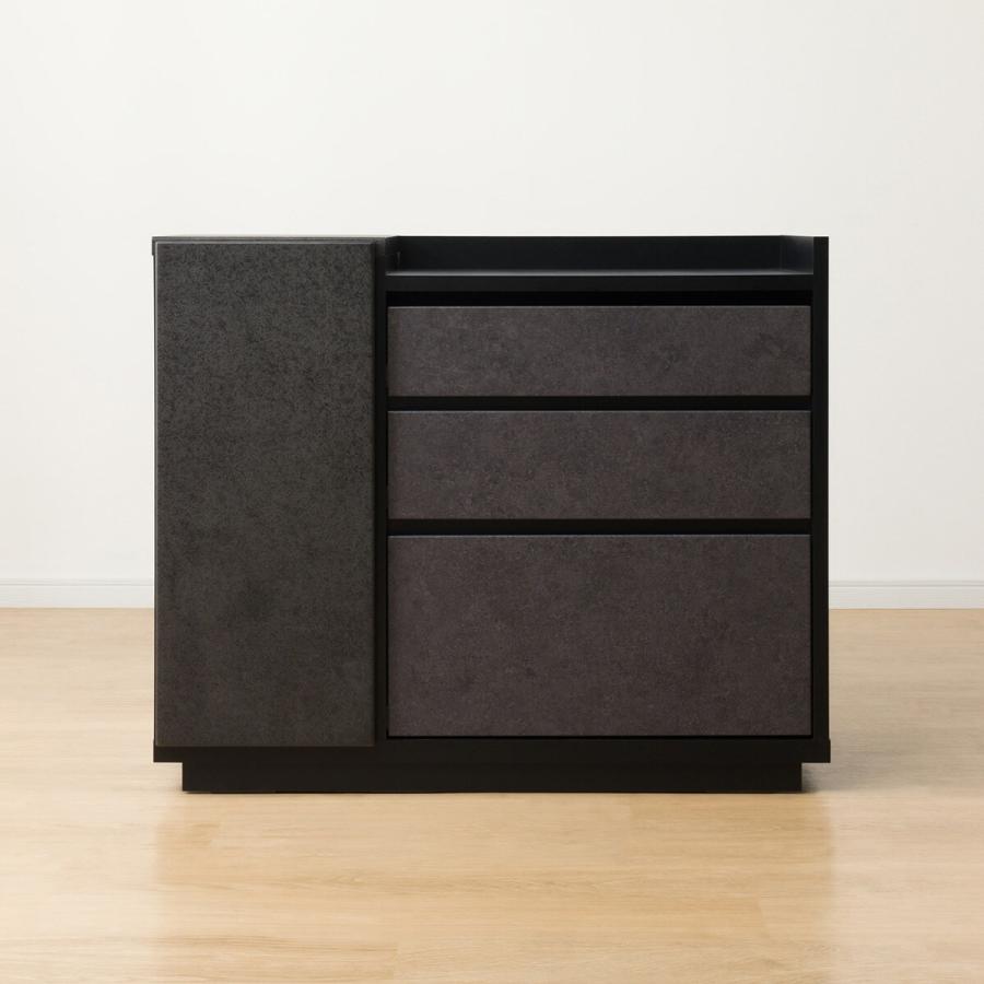 ニトリ　サイドボード ニトリ サイドボード(セーラル3 80CHN-GY) キャビネット ミドル