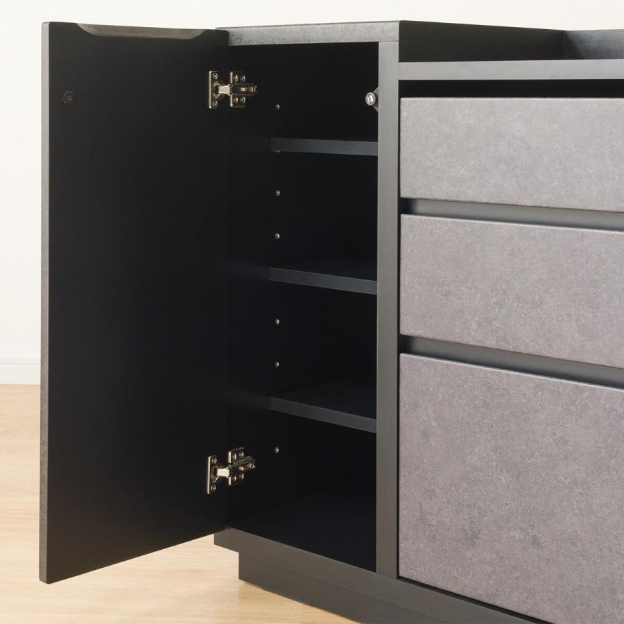 ニトリ　サイドボード ニトリ サイドボード(LK01 90BK) : ニトリ Yahoo!店 - 通販