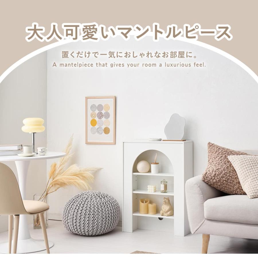 ニトリ（NITORI） コード穴付きマントルピース (幅60cm) : ニトリ