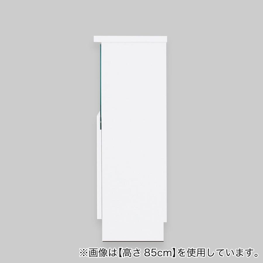 ニトリ（NITORI） 【高さオーダー】ディスプレイ収納 照明付き 扉 (幅