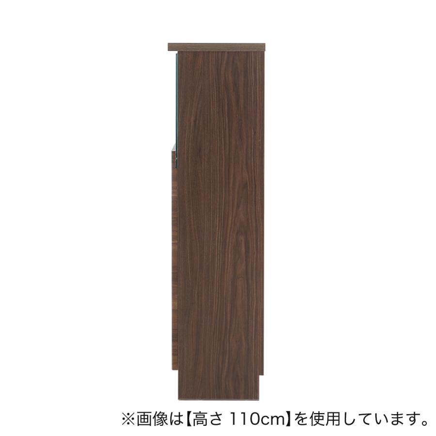 ニトリ（NITORI） 【高さオーダー】ディスプレイ収納 照明付き 扉 (幅