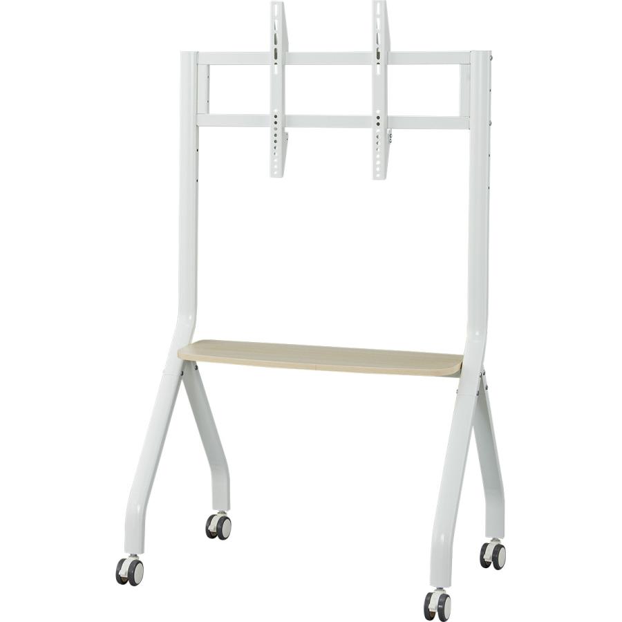 【美品】ニトリ｜32〜64インチ対応｜テレビスタンド ロータイプ｜ホワイト木目 ニトリ（NITORI） 壁寄せTVスタンド(トエルN ロータイプ WW) : ニトリ
