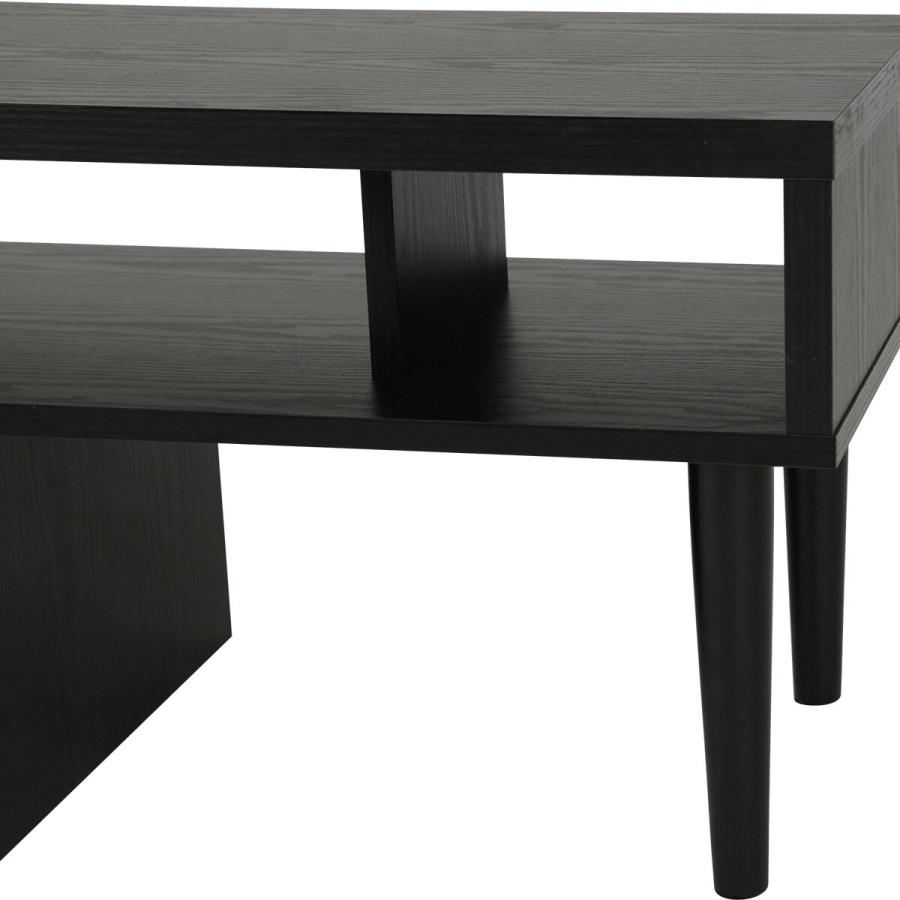 ニトリ 伸長式テレビ台(ローボード GA101N EX79 MBR/BK