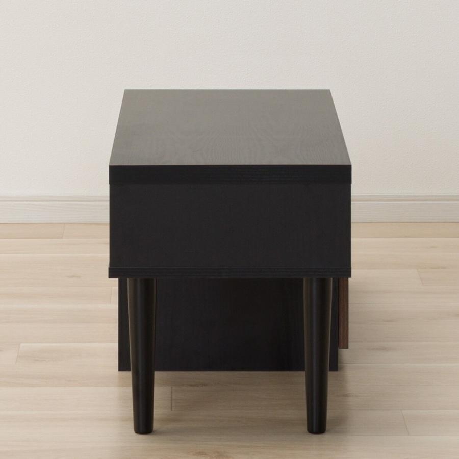 ニトリ（NITORI） 伸長式テレビ台(ローボード GA101N EX79 MBR/BK