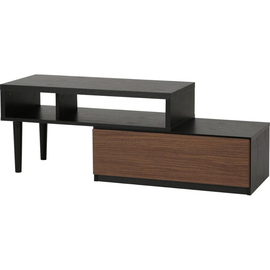 ニトリ（NITORI） 伸長式テレビ台(ローボード GA101N EX79 MBR/BK