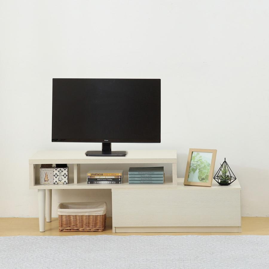 ニトリ（NITORI） 伸長式テレビ台(ローボード GA101N EX79 WW/WW