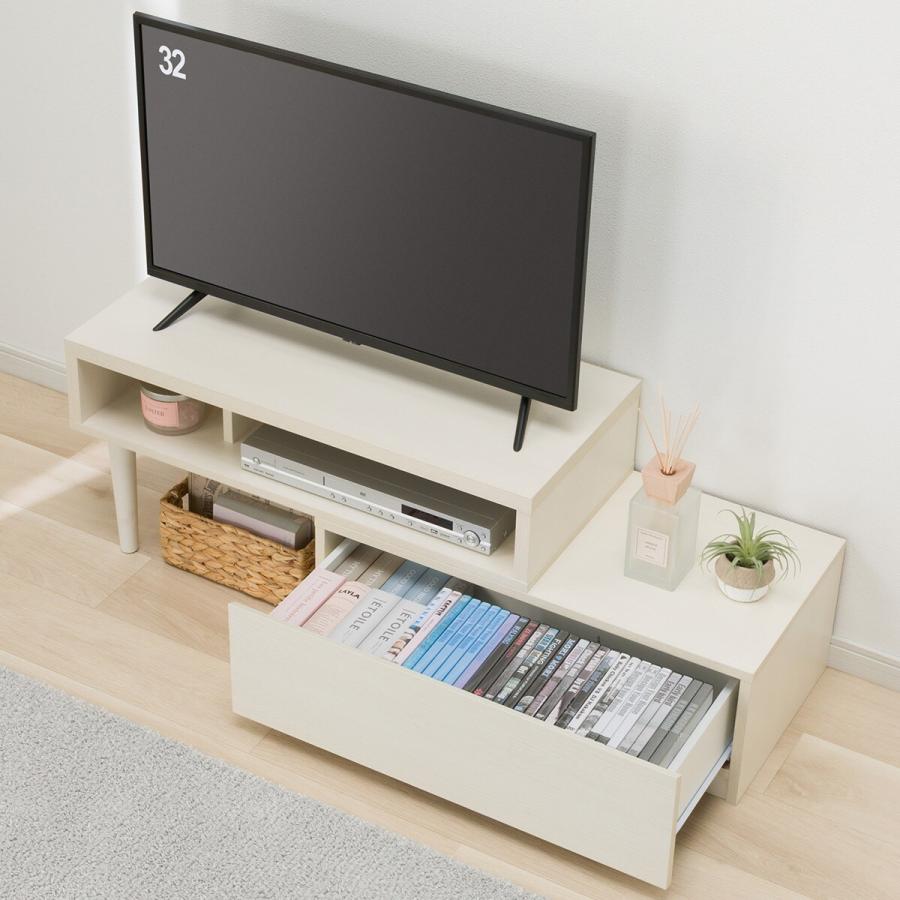 ニトリ（NITORI） 伸長式テレビ台(ローボード GA101N EX79 WW/WW