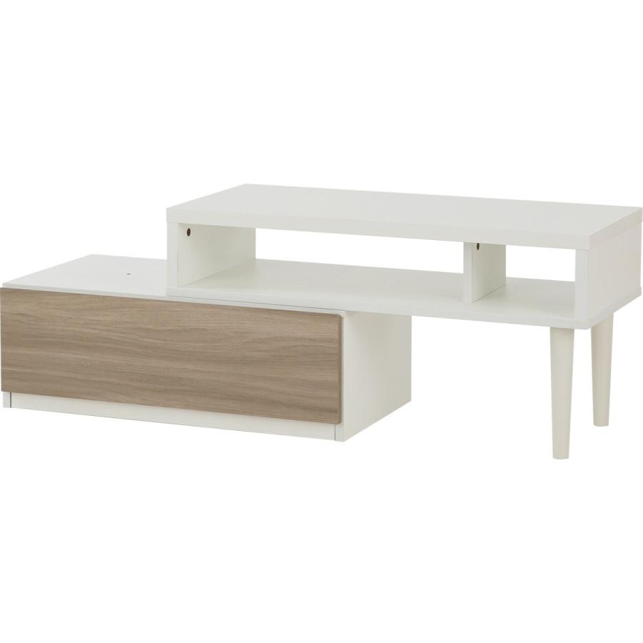 ニトリ（NITORI） 伸長式テレビ台(ローボード GA101N EX79 GY/WH