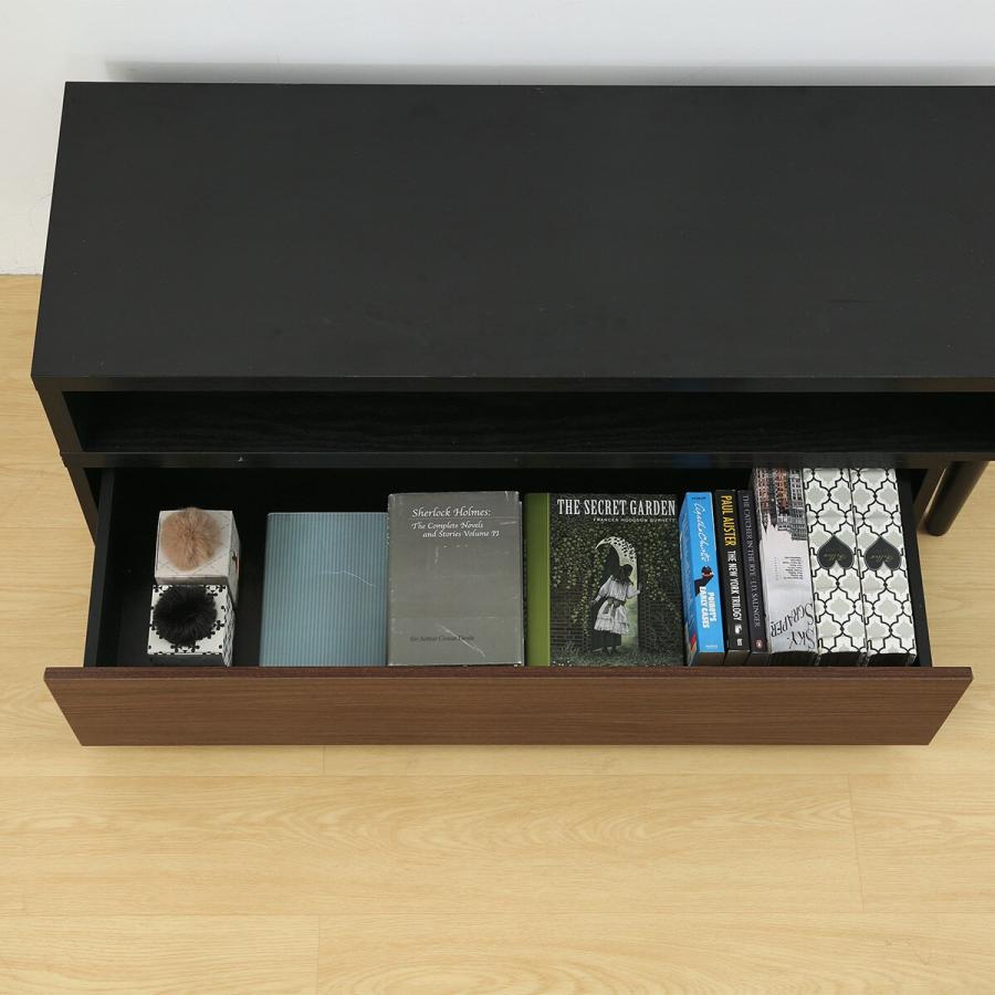 ニトリ（NITORI） 伸長式テレビ台(ローボード GA101N EX100 MBR/BK