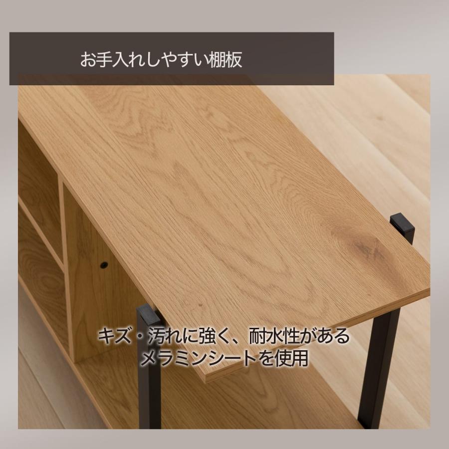 ニトリ（NITORI） ローボード(KP503 120 LBR/BK) : ニトリ Yahoo!店
