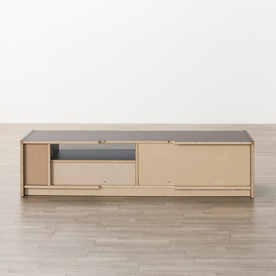 【美品】ニトリテレビボードセーラル4 145cm GY ニトリ（NITORI） テレビボード(セーラル4 145 GY) ニトリ期間限定：4