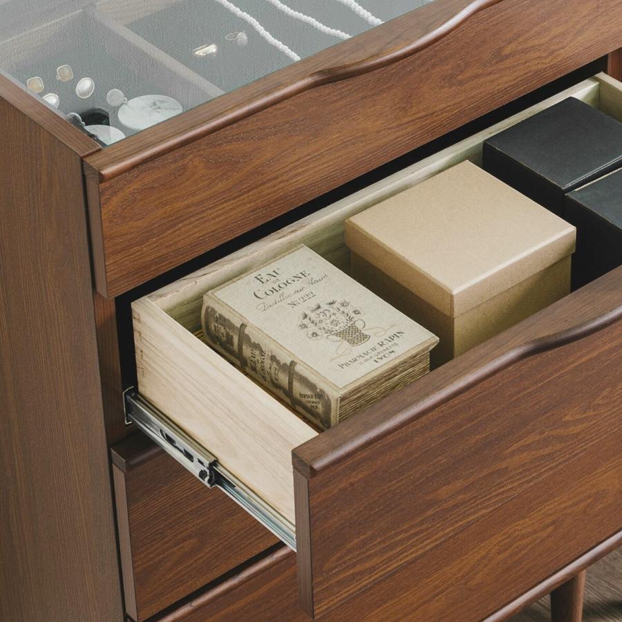 ニトリ　ガラス天板チェスト ニトリ ガラス天板チェスト