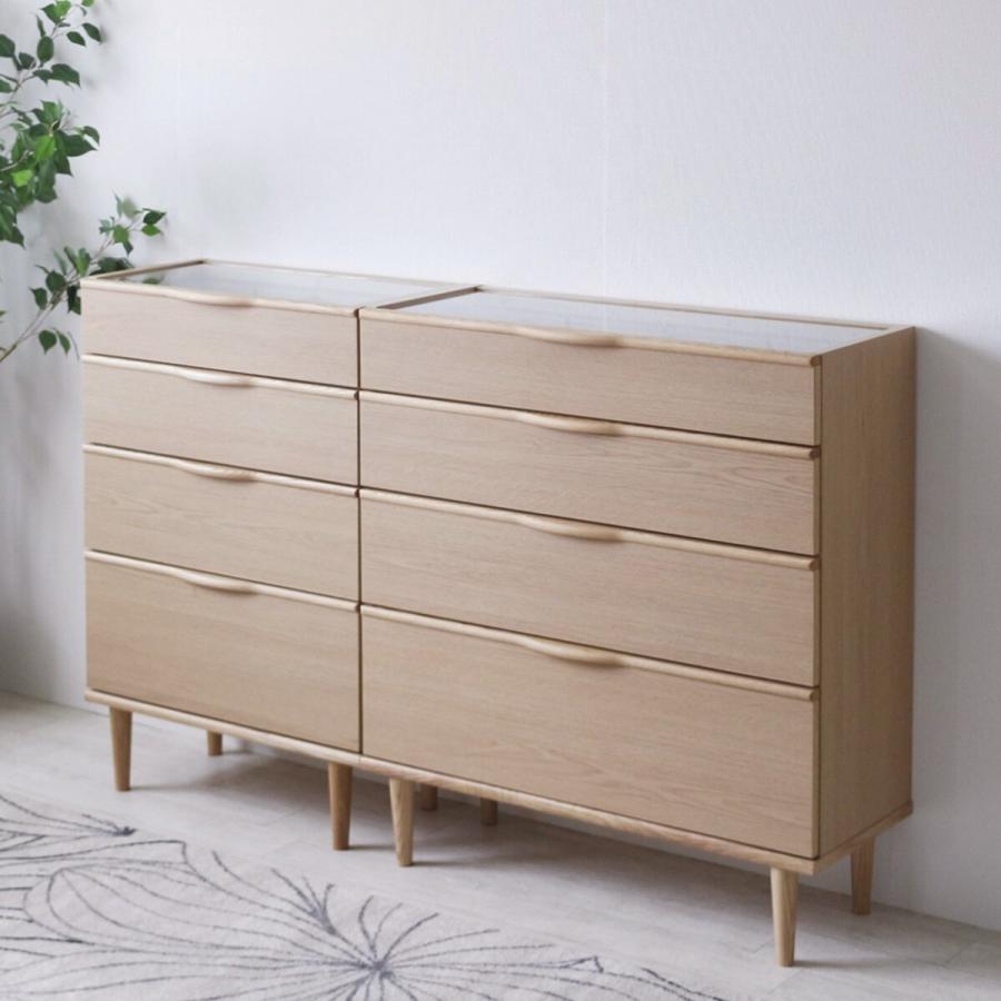 ニトリ ガラス天板チェスト