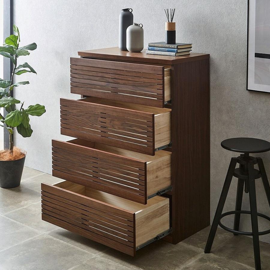 24939 6段7杯 木製チェストタンス幅80cm NITORIハイチェスト