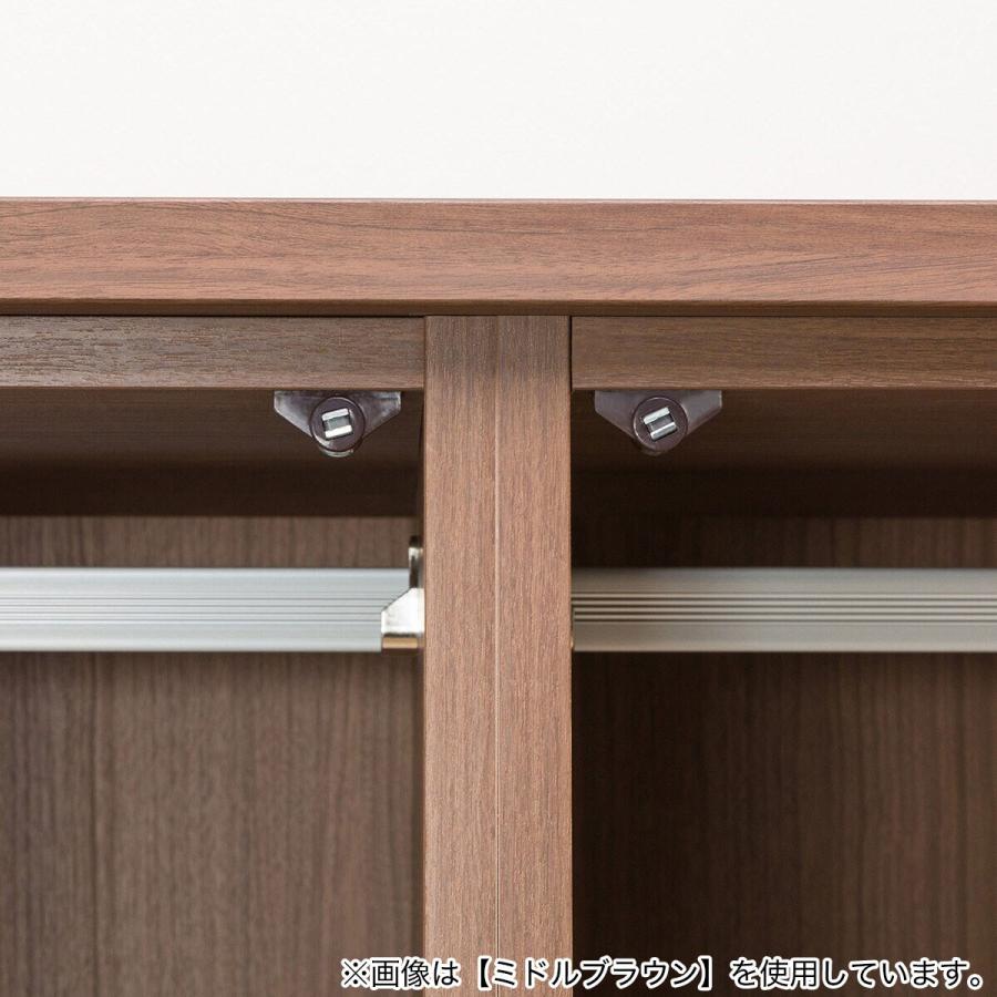 ワードローブ(クエスT 80WR BK) ニトリの画像