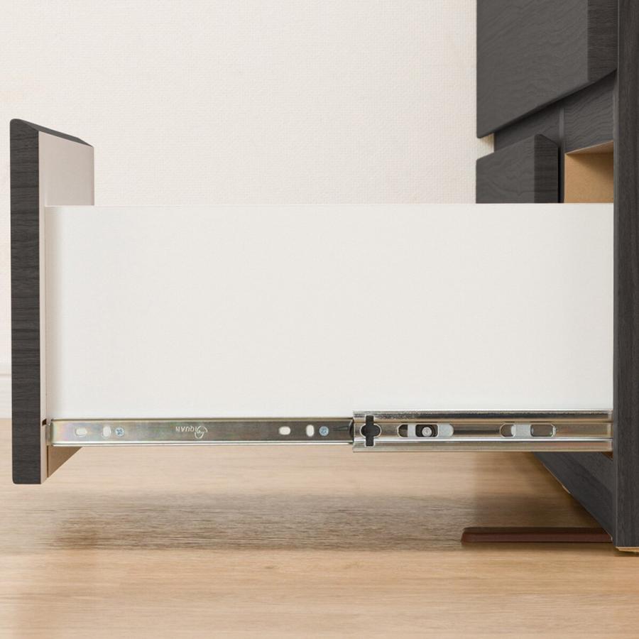 ニトリ ローチェスト(クエス 120-4LC BK) : ニトリ Yahoo!店