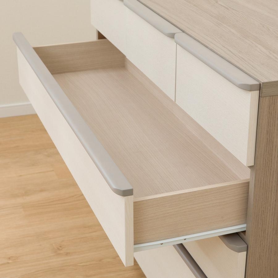 ニトリ（NITORI） ローチェスト(ニーズ3 120LC WW/GY) ニトリ期間限定