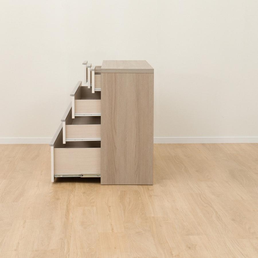 ニトリ（NITORI） ローチェスト(ニーズ3 120LC WW/GY) ニトリ期間限定