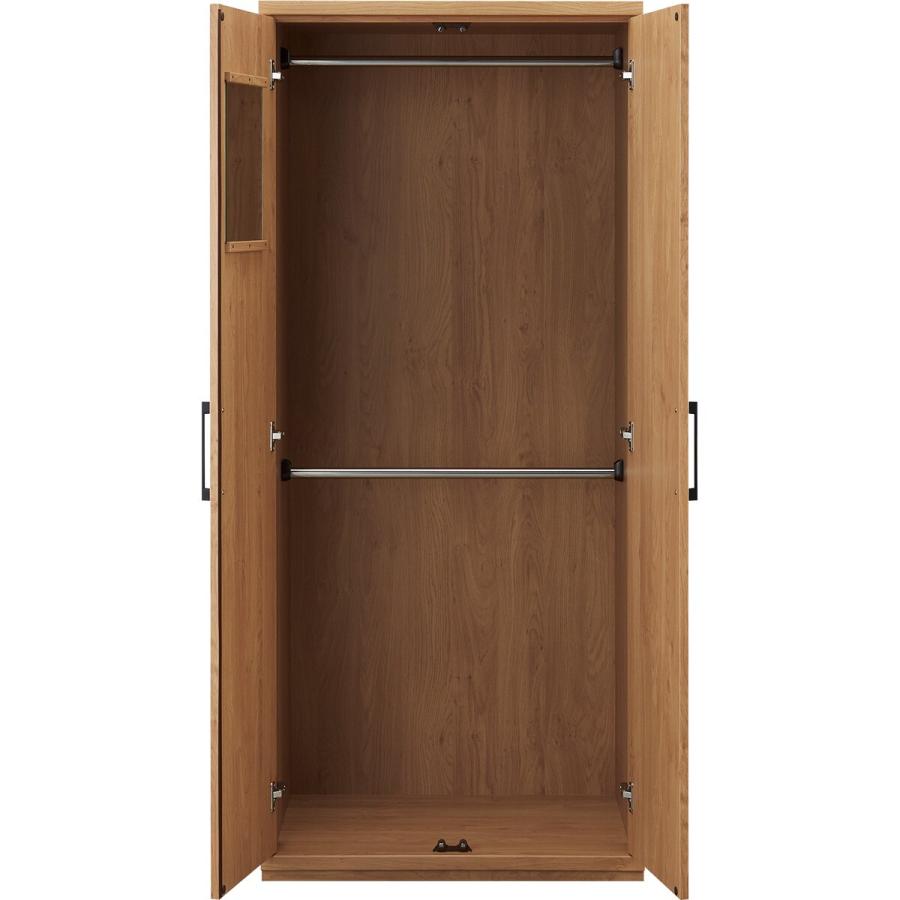 ニトリ（NITORI） 木目が美しいワードローブ(KO402 80WR LBR